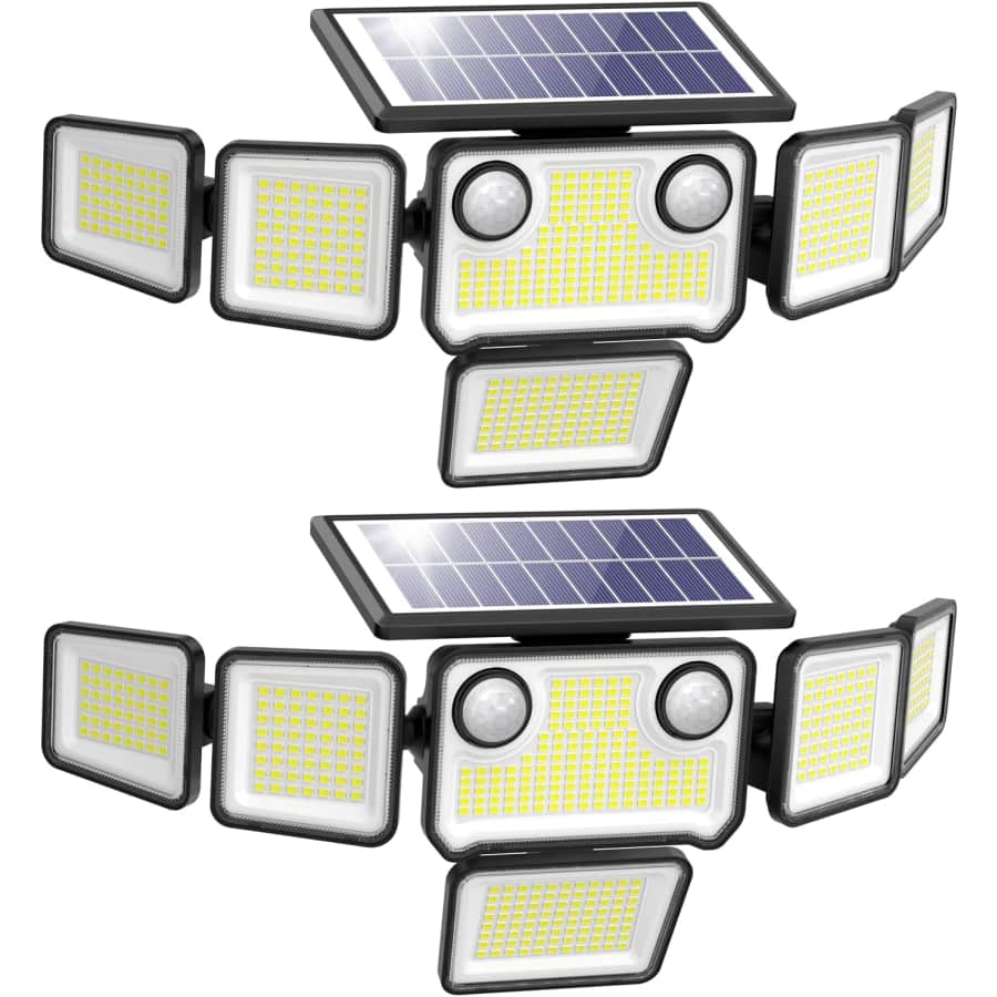 Omibee Solar LED Flood Light 2-Pack for $25 Omibee Solar LED Flood Light 2-Pack for $25