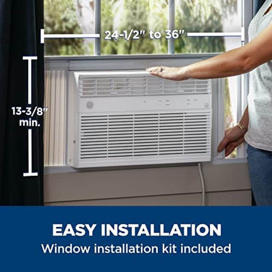 GE Window Air Conditioner 8000 BTU, Wi-Fi Enabled, Energy-Efficient Cooling for Medium Rooms, 8K for $329 GE Window Air Conditioner 8000 BTU, Wi-Fi Enabled, Energy-Efficient Cooling for Medium Rooms, 8K for $329