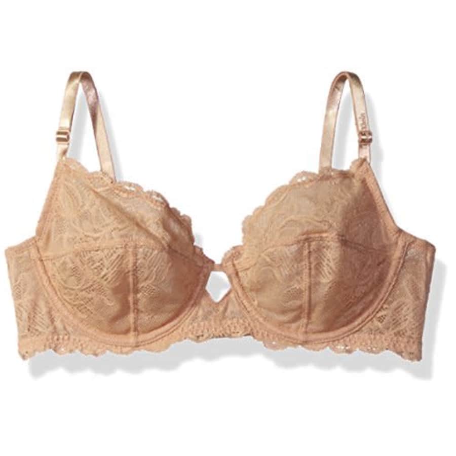 Calvin Klein Women's Seductive Comfort Unlined Lace Bra, Bare, 40D for $30