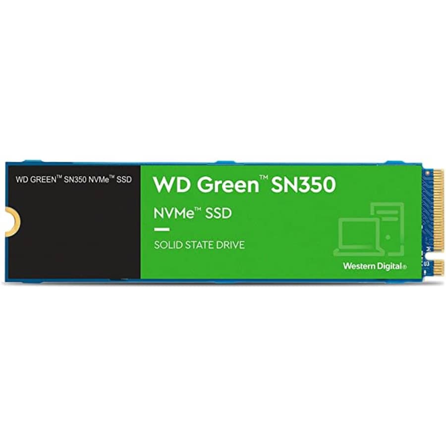 WD Green SN350 2TB NVMe M.2 2280 PCIe 3.0 QLC Internal SSD for $119