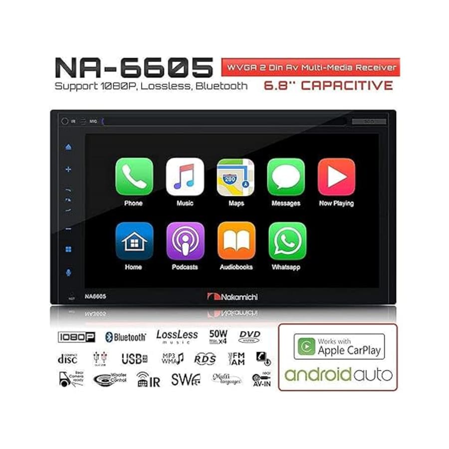 Nakamichi 6.8" Car Touchscreen for $90