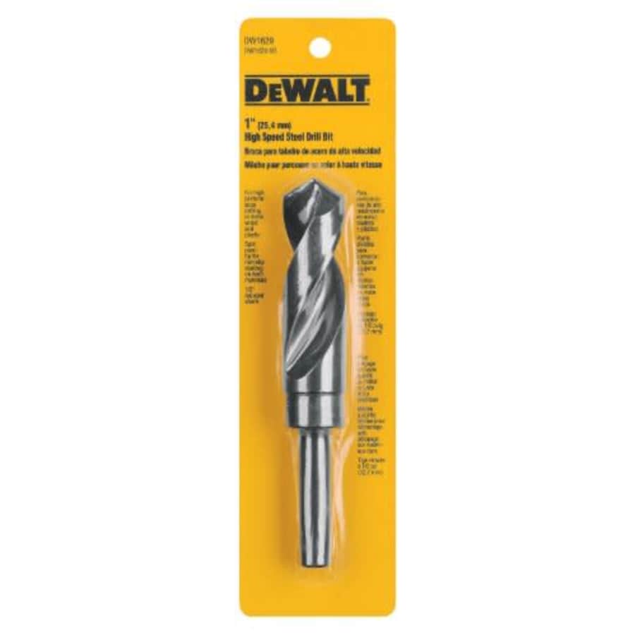 DEWALT DW1629 1-Inch 1/2-Inch Reduced Shank Twist Drill Bit for $20 DEWALT DW1629 1-Inch 1/2-Inch Reduced Shank Twist Drill Bit for $20