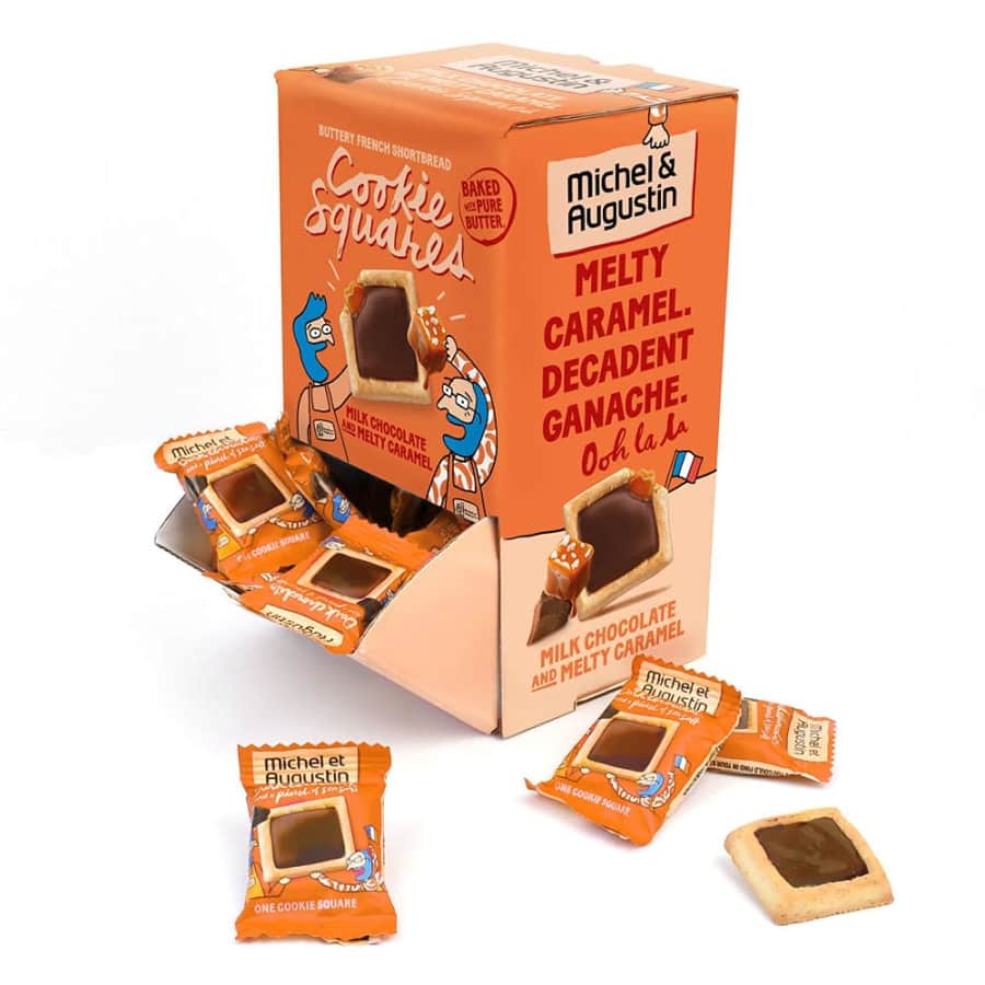 Michel et Augustin Milk Chocolate & Caramel Cookies Gift Box for $10