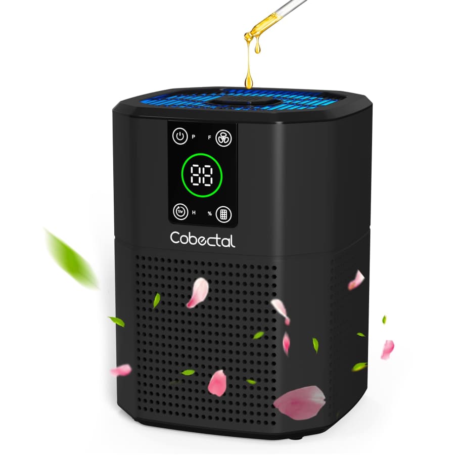 Cobectal H13 HEPA Air Purifier with Aroma Function for $25