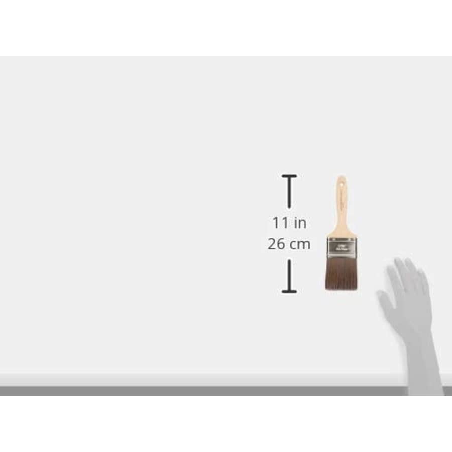 Amazon Basics 2-1/2" Flat Edge Master Pro Paint Brush for $8 Amazon Basics 2-1/2" Flat Edge Master Pro Paint Brush for $8