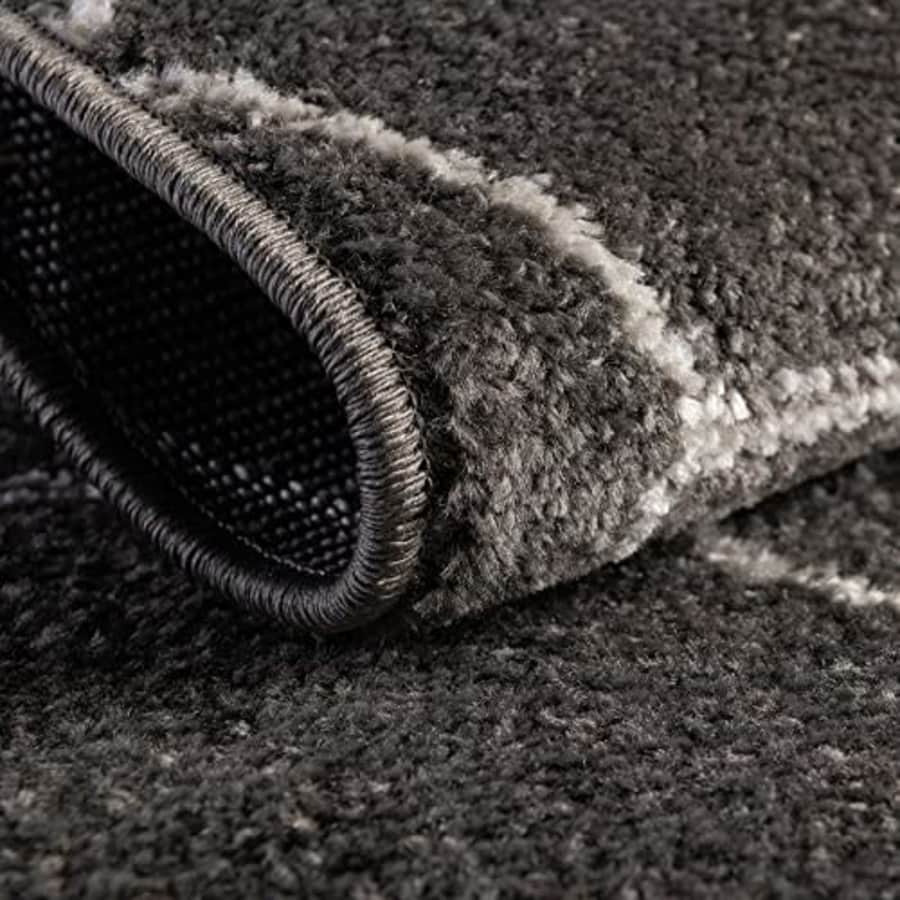 Unique Loom Trellis Frieze Collection Area Rug-Modern Morroccan Inspired Geometric Lattice Design, for $29