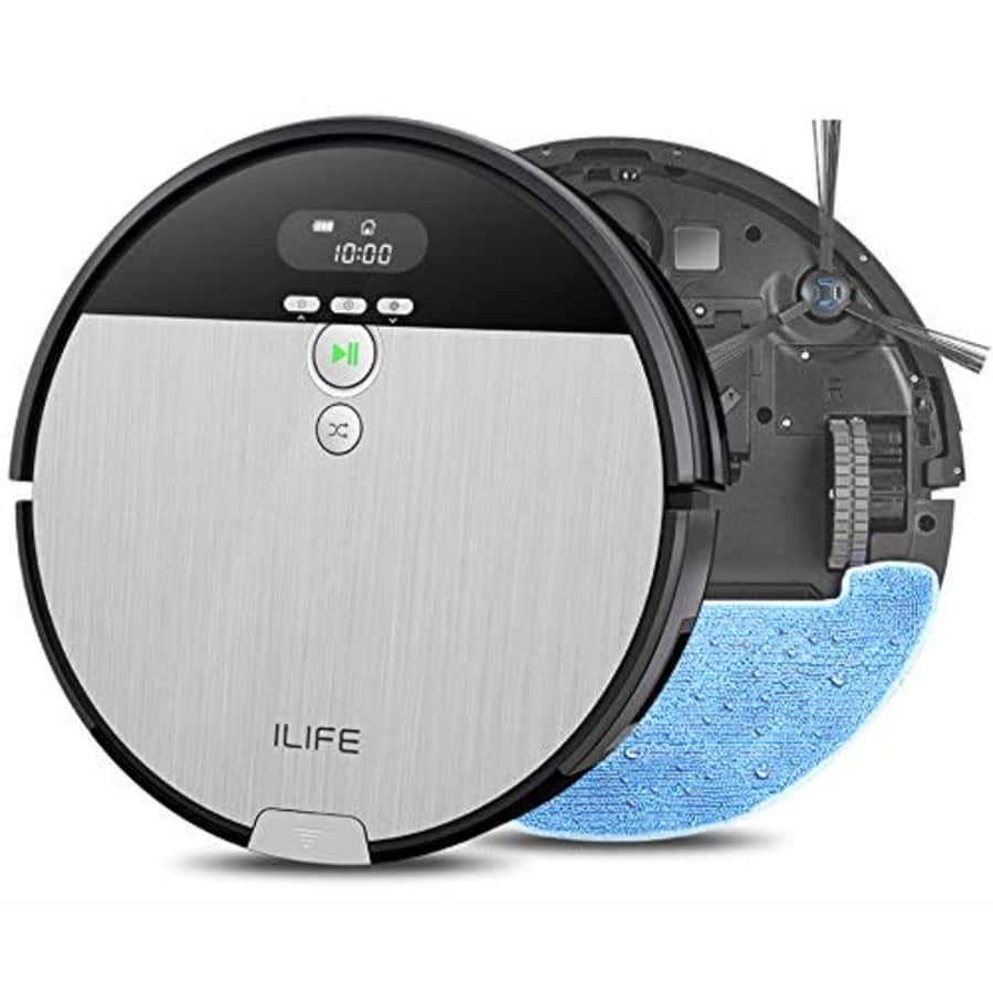 ILIFE V8s, 2-in-1 Mopping,Robot Vacuum,Big 750ml Dustbin,Enhanced Suction Inlet,Zigzag Cleaning for $220 ILIFE V8s, 2-in-1 Mopping,Robot Vacuum,Big 750ml Dustbin,Enhanced Suction Inlet,Zigzag Cleaning for $220