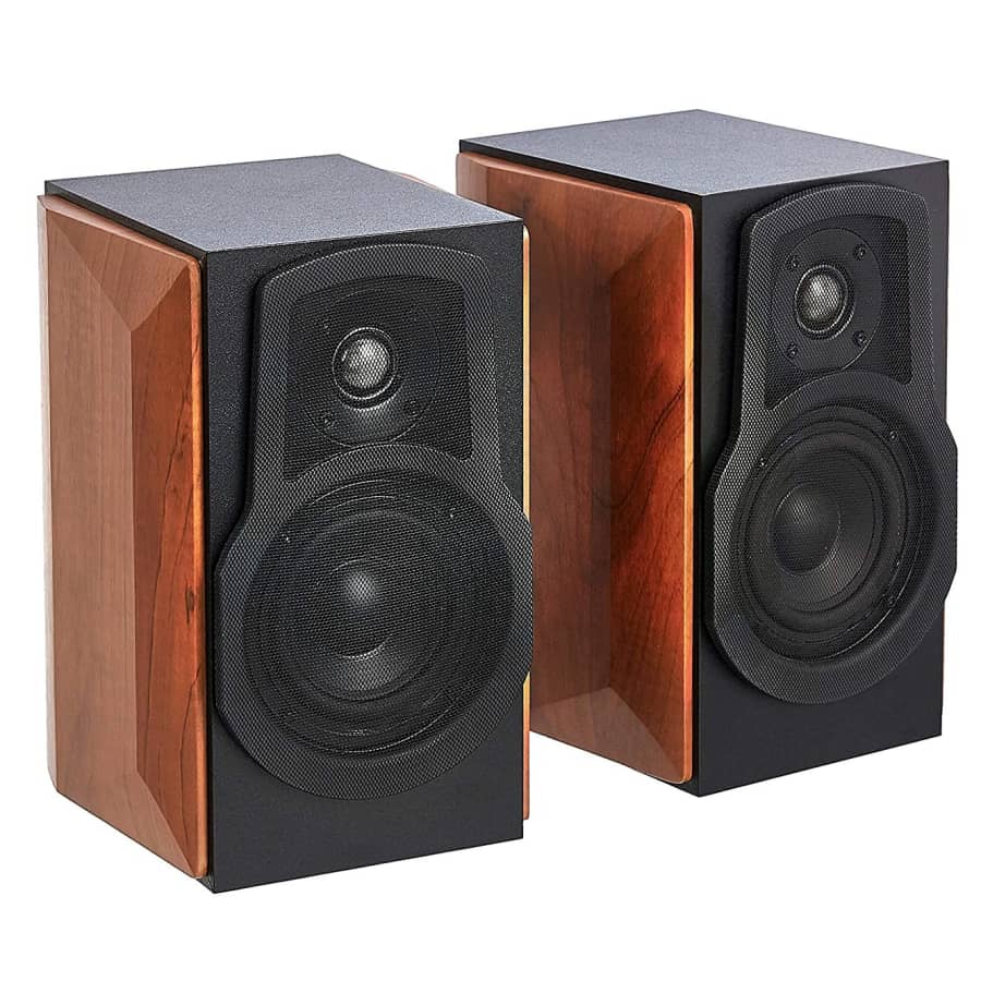 Amazon Basics 50W Bookshelf Speakers for $30