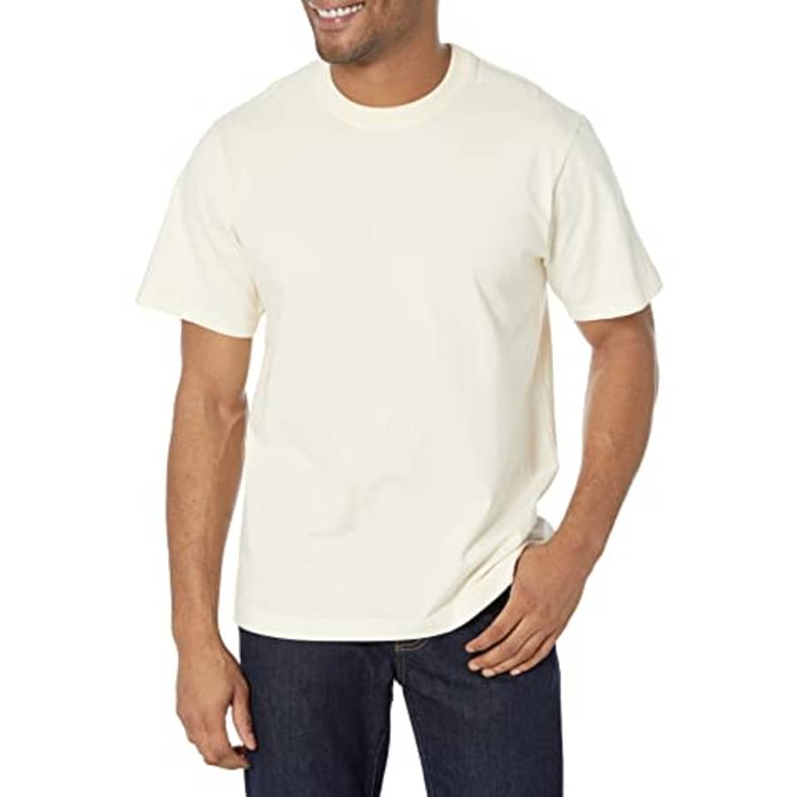 Spalding Men's Graphic Basketball T-Shirt, Cream, XX-Large for $8 Spalding Men's Graphic Basketball T-Shirt, Cream, XX-Large for $8