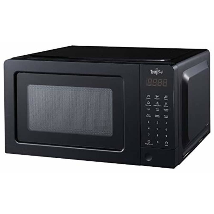 Total Chef TCM07 700 Watts Microwave Oven with Digital Controls (0.7 Cu. Ft./20 Liters), Compact, for $100 Total Chef TCM07 700 Watts Microwave Oven with Digital Controls (0.7 Cu. Ft./20 Liters), Compact, for $100