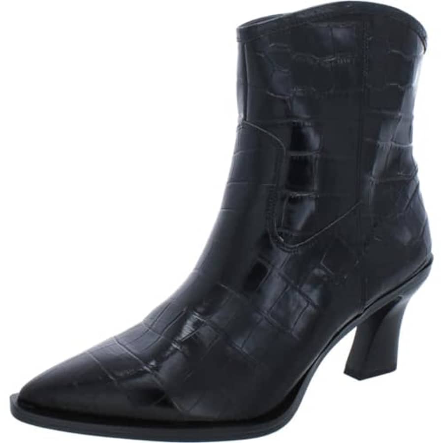 Franco Sarto SARTO Womens Gwenyth Pointed Toe Ankle Boot Black Croc Print Leather 9.5 M for $90 Franco Sarto SARTO Womens Gwenyth Pointed Toe Ankle Boot Black Croc Print Leather 9.5 M for $90