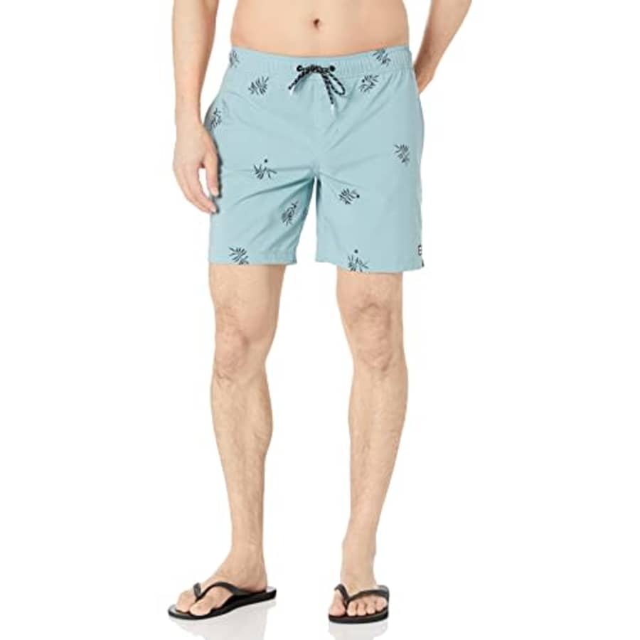 Billabong Men's Standard Elastic Waist Stretch Sundays Layback Boardshort Swim Short Trunk, 17 Inch for $26