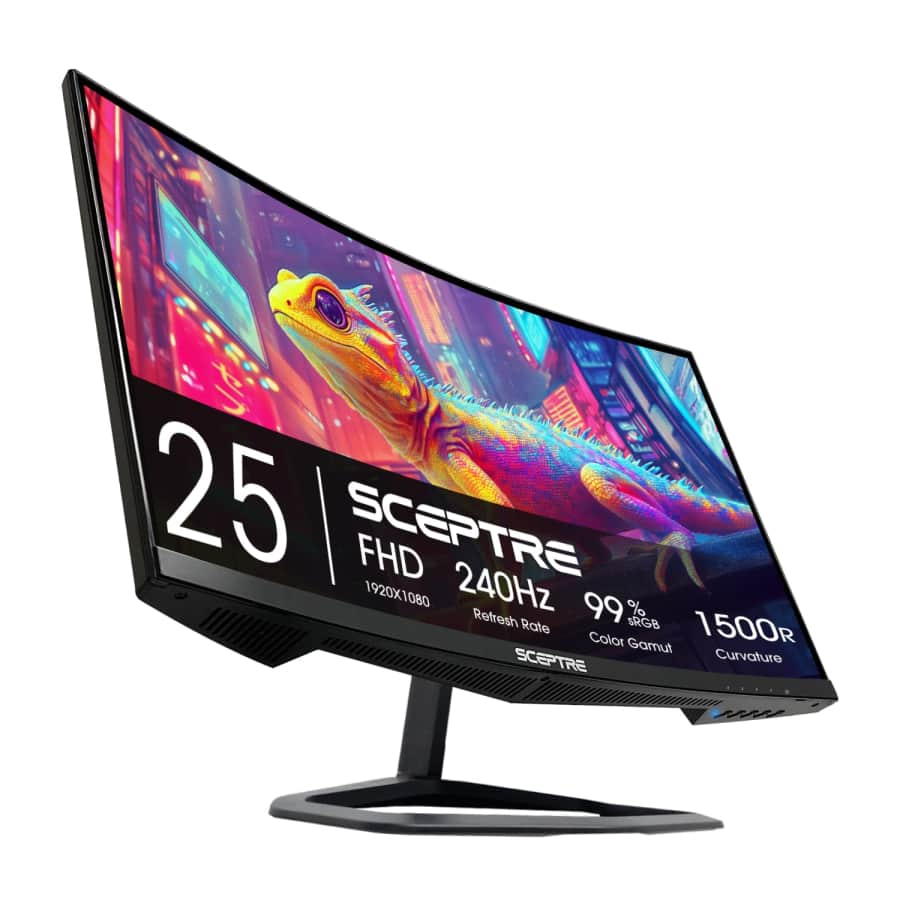 Sceptre Curved 25" 1080p 240Hz FreeSync LED Gaming Monitor for $120