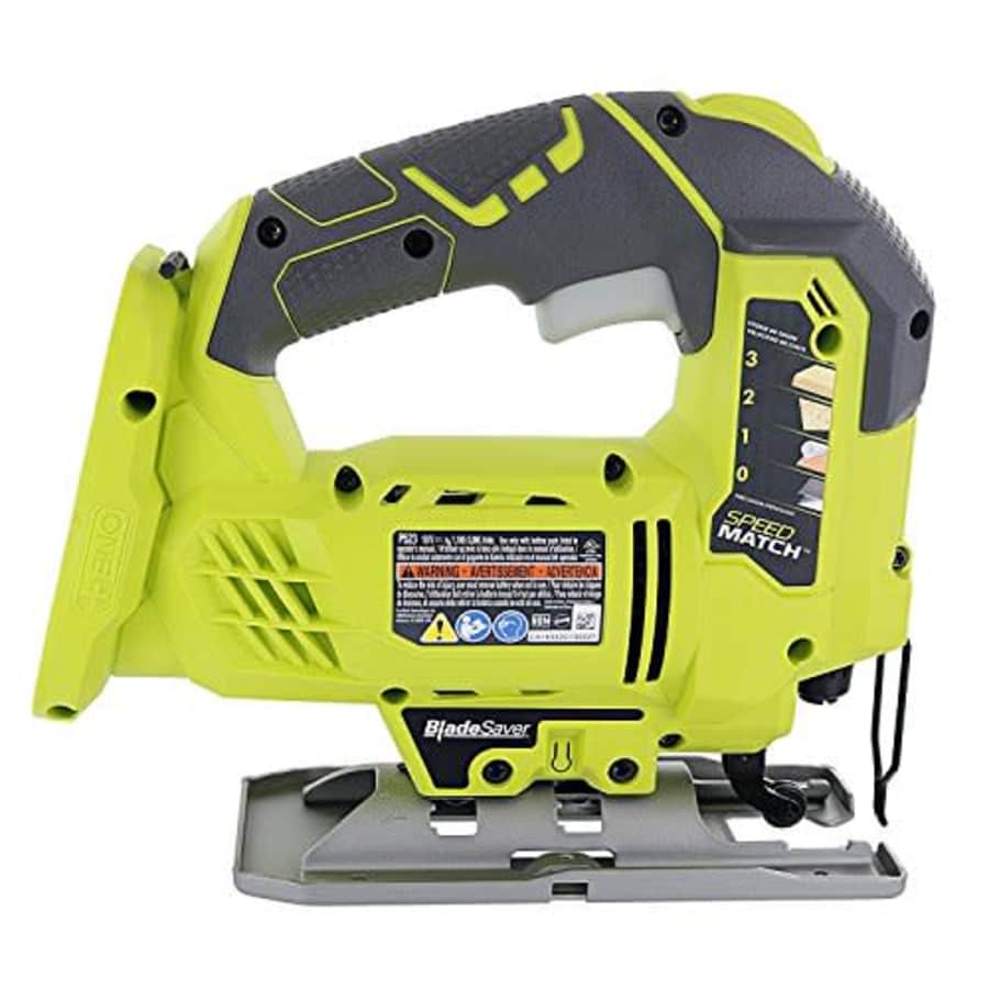 Ryobi One+ P523 18V Lithium Ion Cordless Orbital T Shank 3,000 SPM Jigsaw (Battery Not Included, for $95