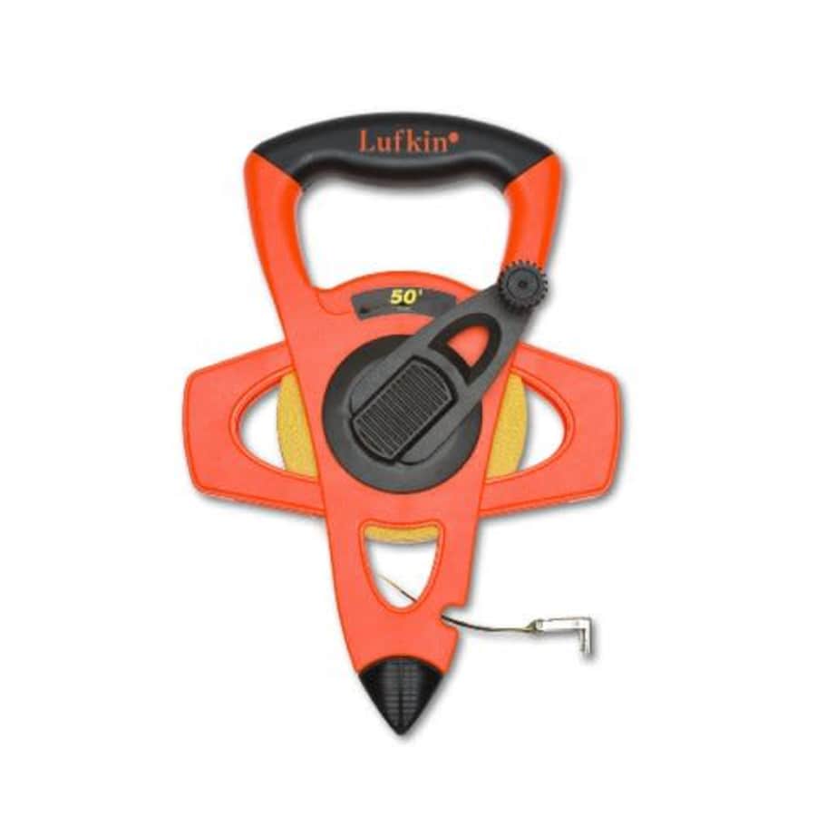 Crescent Lufkin 1/2" x 50' Hi-Viz Orange Fiberglass Tape Measure - FE050 for $28 Crescent Lufkin 1/2" x 50' Hi-Viz Orange Fiberglass Tape Measure - FE050 for $28