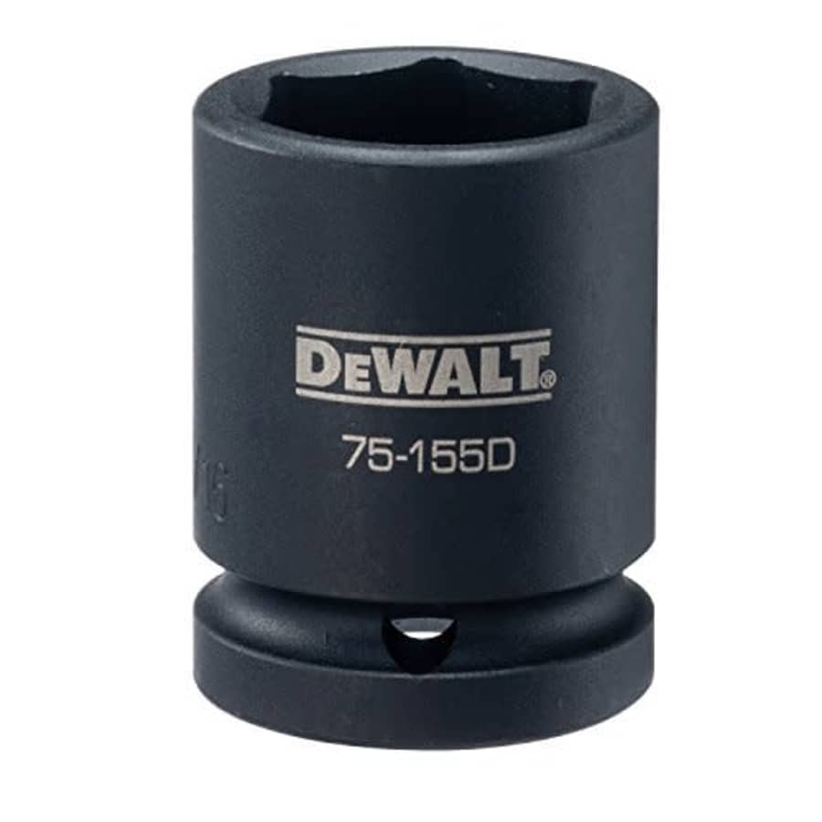 DEWALT DWMT75155B 3/4" Drive Impact Socket 6 PT 1 1/16 for $26 DEWALT DWMT75155B 3/4" Drive Impact Socket 6 PT 1 1/16 for $26