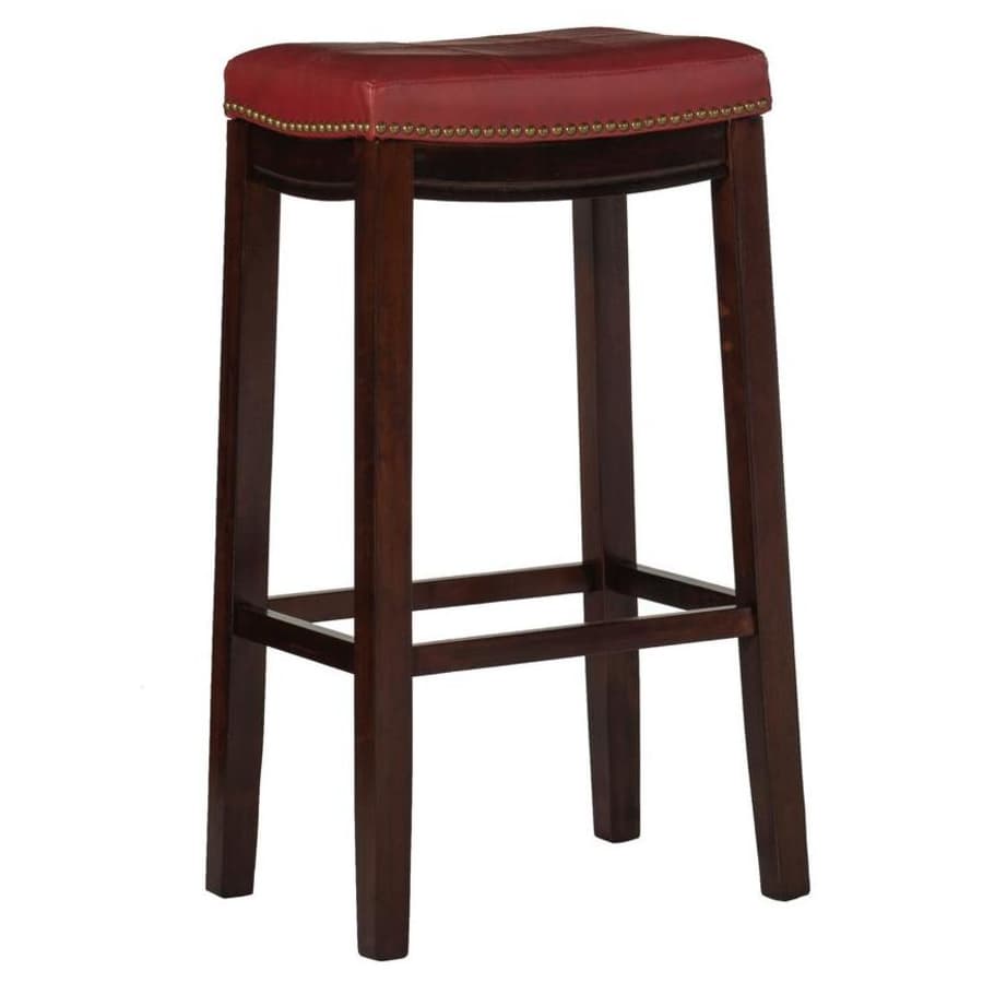 Linon Home Decor Claridge 32" Cushioned Bar Stool for $44
