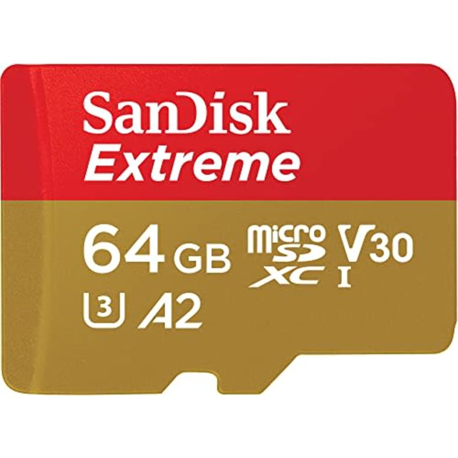 Sandisk Extreme 64 Gb Microsdxc Uhs-I Class 10, W128273944 (Class 10) for $14