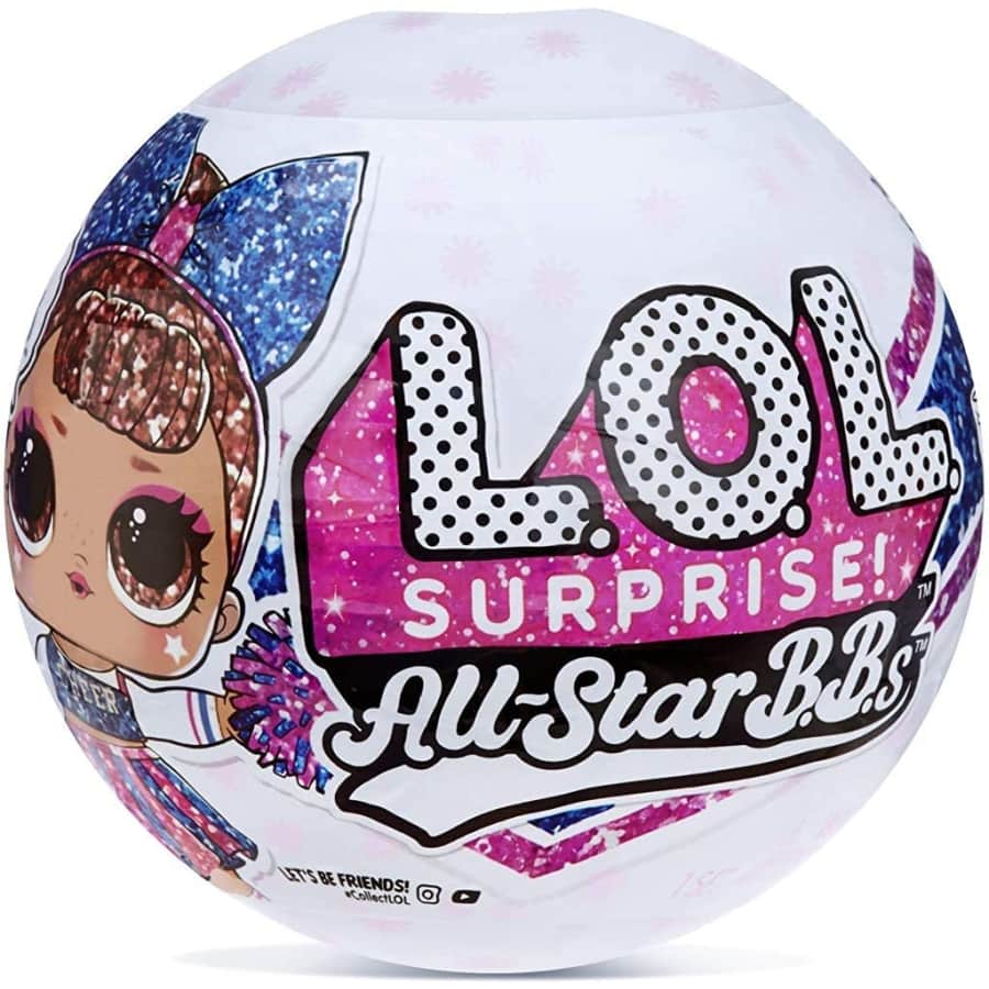 L.O.L. Surprise! All-Star BBs Sports Series 2 Cheer Team Sparkly Doll for $24