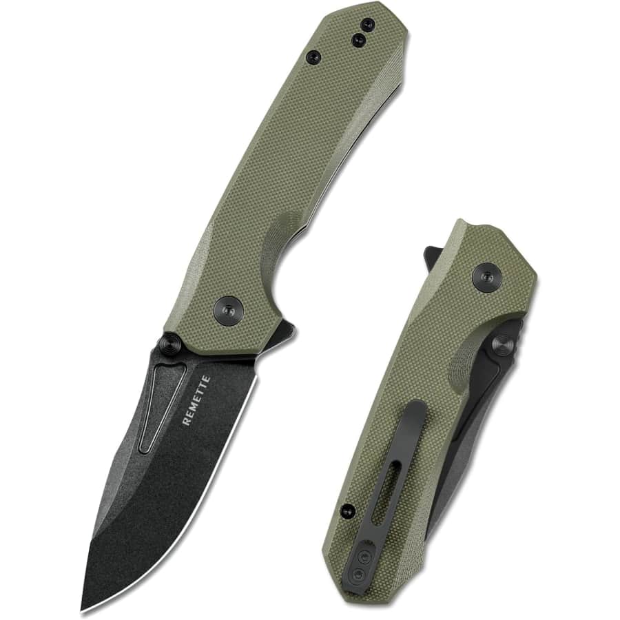 Remette EDC Rhino Pocket Knife for $37