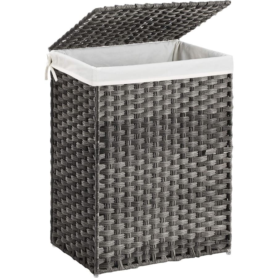 Songmics 24-Gal. Handwoven Laundry Hamper for $48