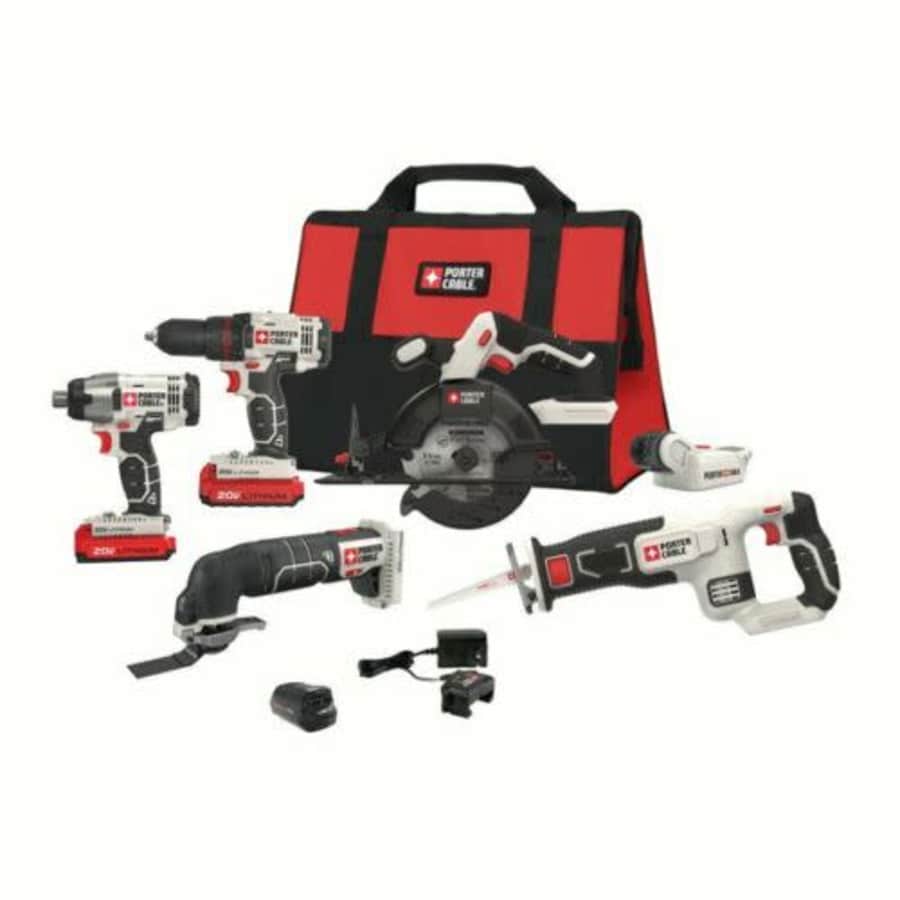 Porter-Cable 20V Max Cordless 6-Tool Combo Kit for $310 Porter-Cable 20V Max Cordless 6-Tool Combo Kit for $310