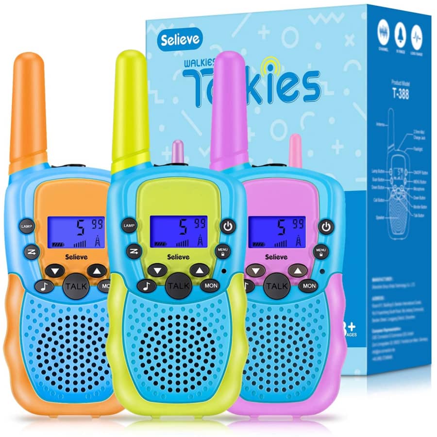 Selieve Walkie Talkie 3-Pack for $26