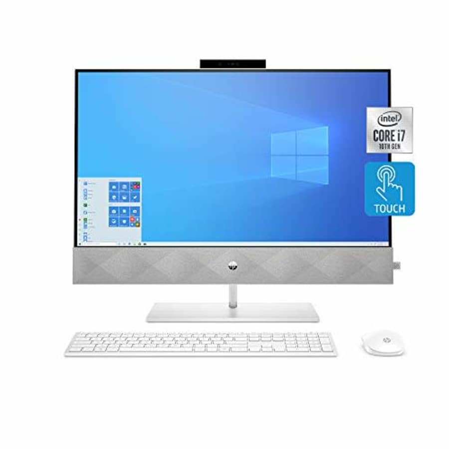 HP Pavilion All-in-One Desktop Computer, 27-inch Full HD Touchscreen, Intel Core i7-10700T for $1,500 HP Pavilion All-in-One Desktop Computer, 27-inch Full HD Touchscreen, Intel Core i7-10700T for $1,500
