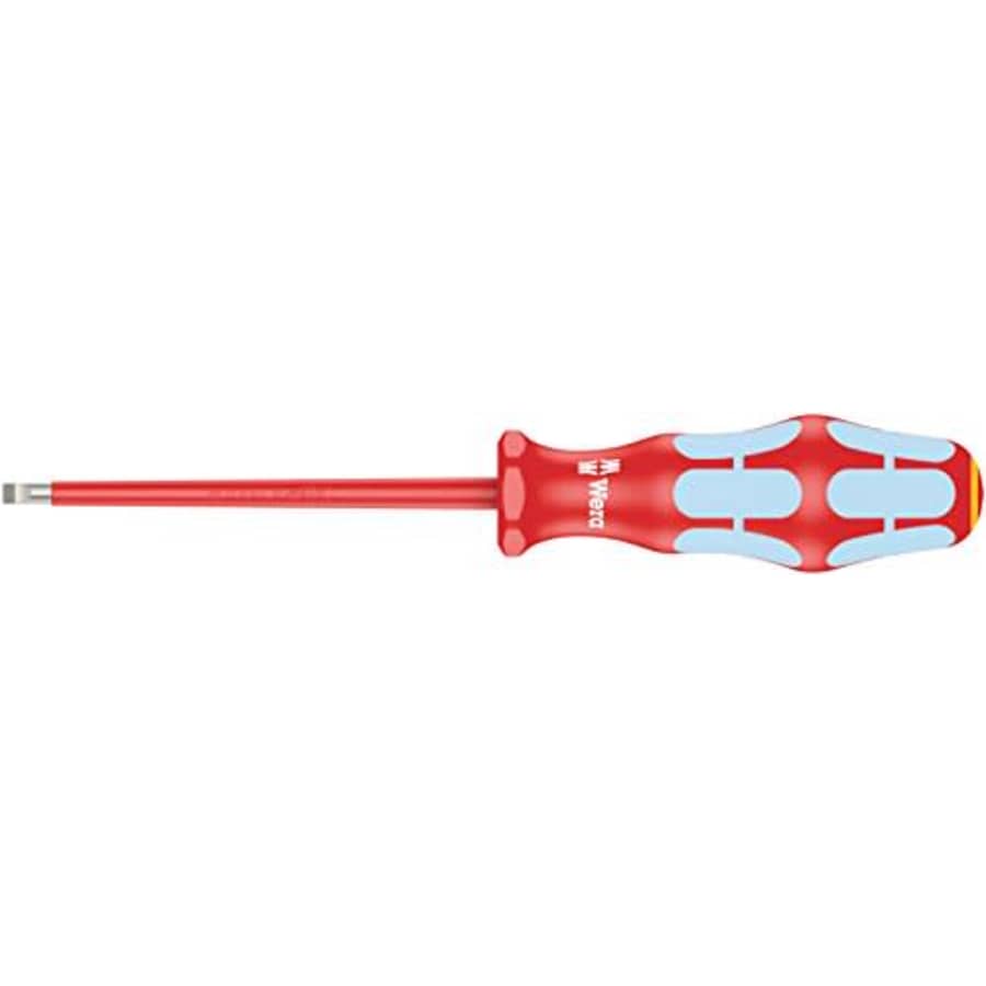 Wera 05022731001 Kraftform Stainless VDE 3160i Stainless Steel Slotted Screwdriver, Lasertip, 5/32" for $11