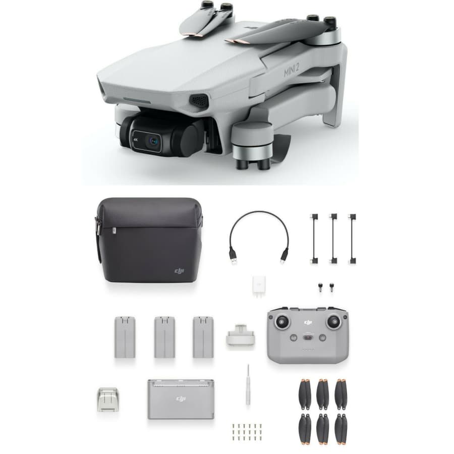 Certified Refurb DJI Mini 2 4K Quadcopter Drone Fly More Combo for $599