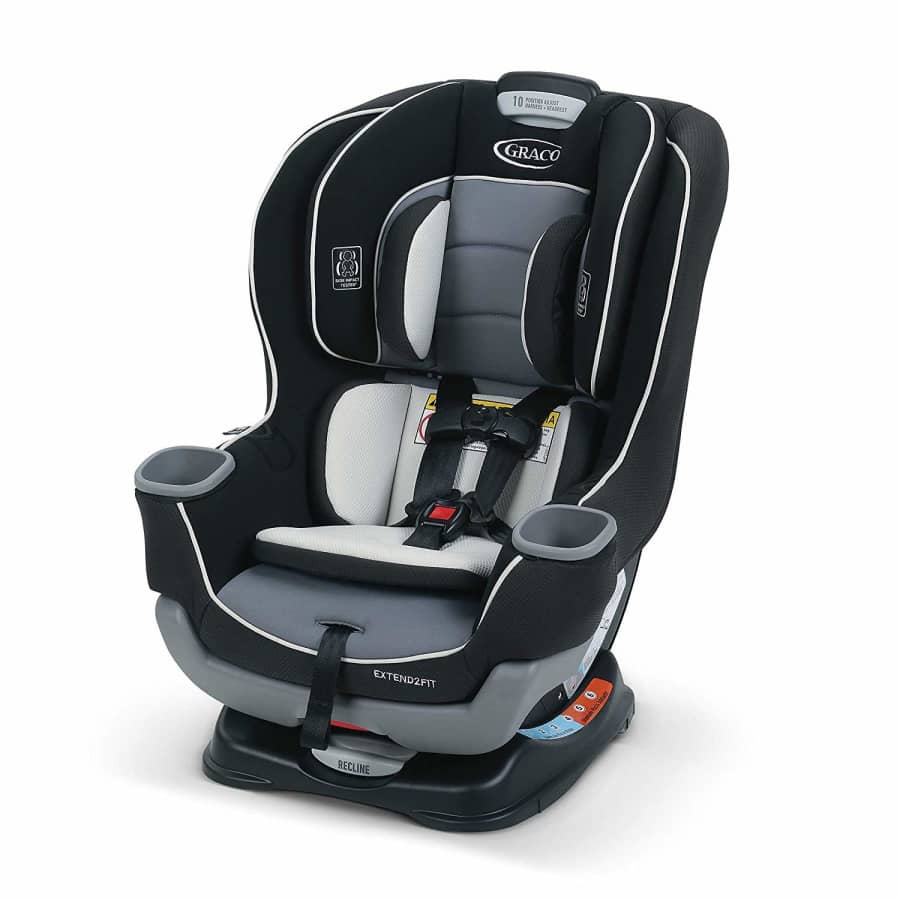Graco Extend2Fit Convertible Car Seat: $150