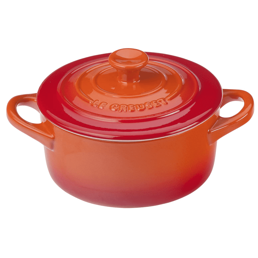 Le Creuset Stoneware 8-oz. Mini Round Cocotte for $24