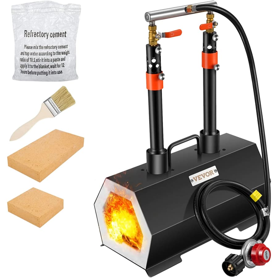 Vevor Double Burner Portable Propane Forge for $108 Vevor Double Burner Portable Propane Forge for $108