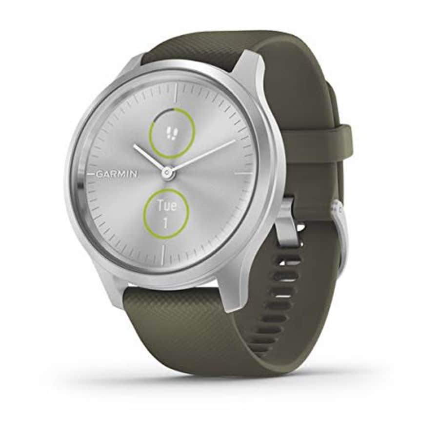 Garmin vvomove Style, Hybrid Smartwatch with Real Watch Hands and Hidden Color Touchscreen for $358