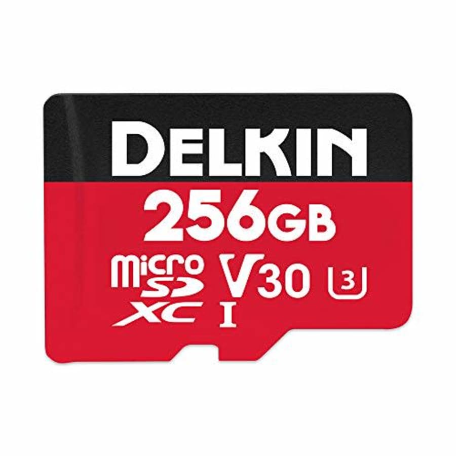 Delkin Devices 256GB Select microSDXC UHS-I (V30) Memory Card (DDMSDR500256) for $48 Delkin Devices 256GB Select microSDXC UHS-I (V30) Memory Card (DDMSDR500256) for $48