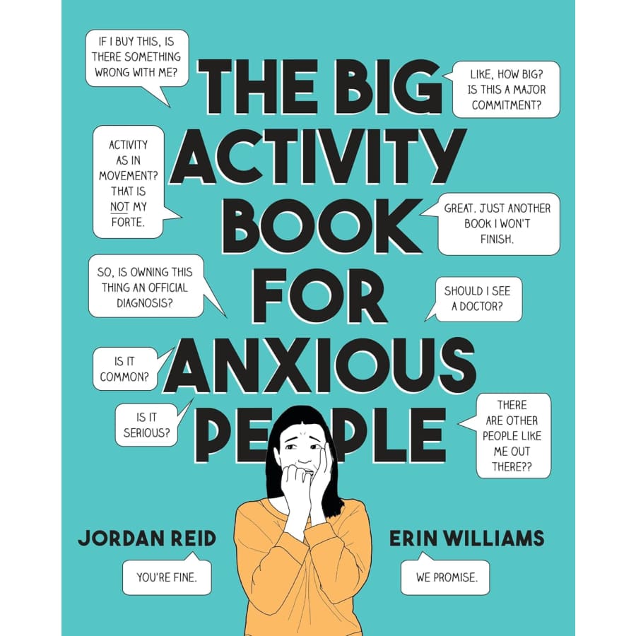 The Big Activity Book for Anxious People Paperback Book for $14