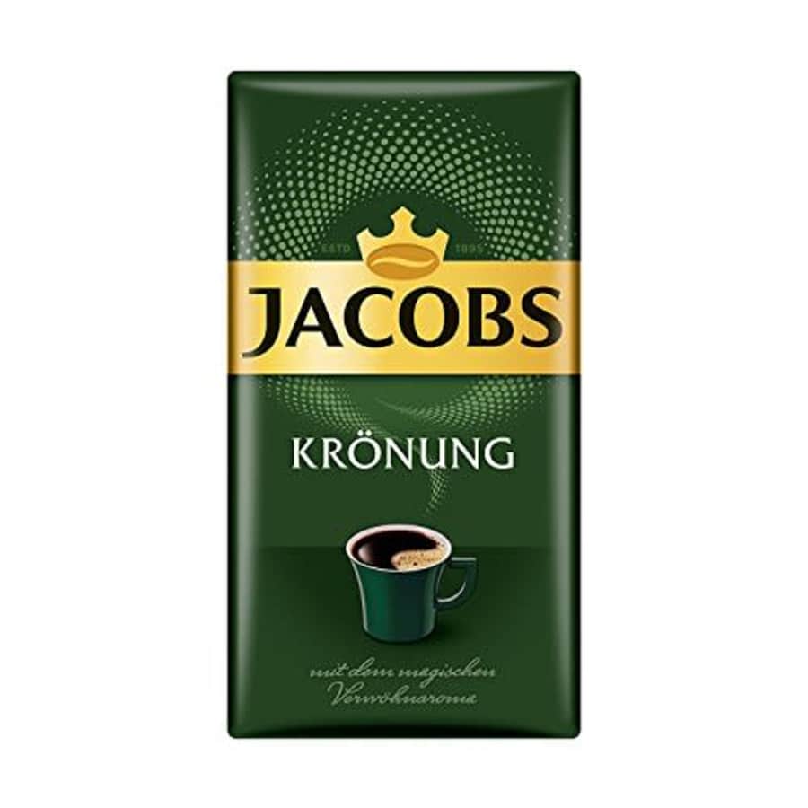 Jacobs Coffee Jacobs Kronung Ground Coffee 500 Gram / 17.6 Ounce (Pack of 1) for $10 Jacobs Coffee Jacobs Kronung Ground Coffee 500 Gram / 17.6 Ounce (Pack of 1) for $10