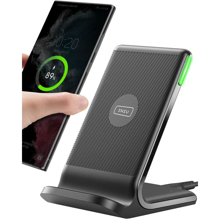INIU 15W Fast Wireless Charging Station: $13 INIU 15W Fast Wireless Charging Station: $13