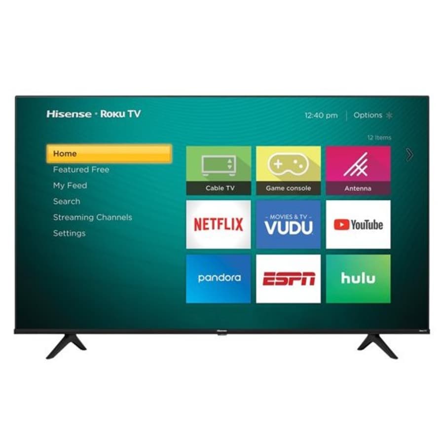 Hisense 50R6E3 50" Class 4K UHD LED Roku Smart TV for $228