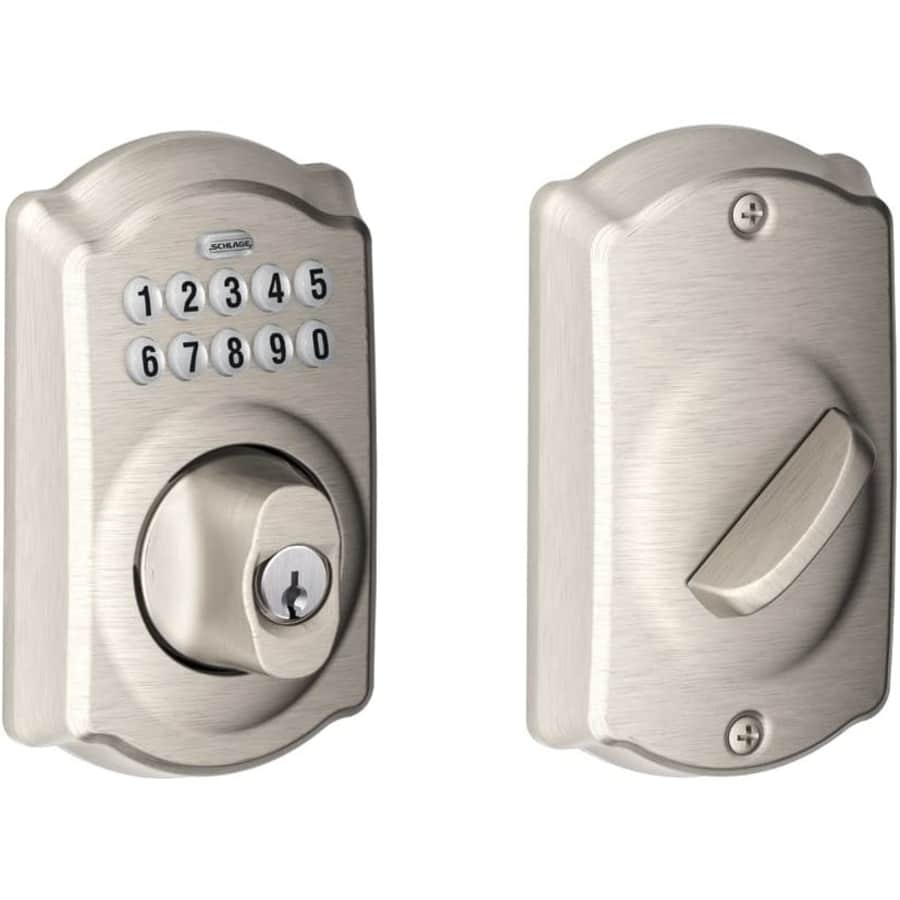 Schlage BE365 Camelot Keypad Deadbolt for $112 Schlage BE365 Camelot Keypad Deadbolt for $112