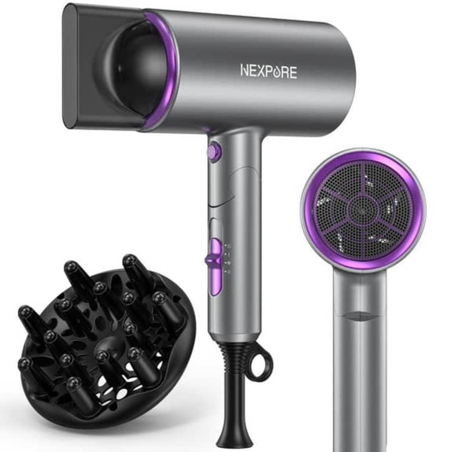 Nexpure 2,000W Professional Ionic Hair Dryer for $24