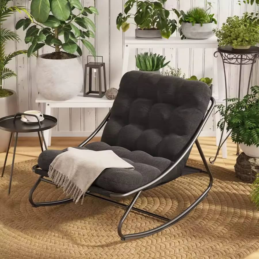 Outdoor Rocking Chair for $85 Outdoor Rocking Chair for $85