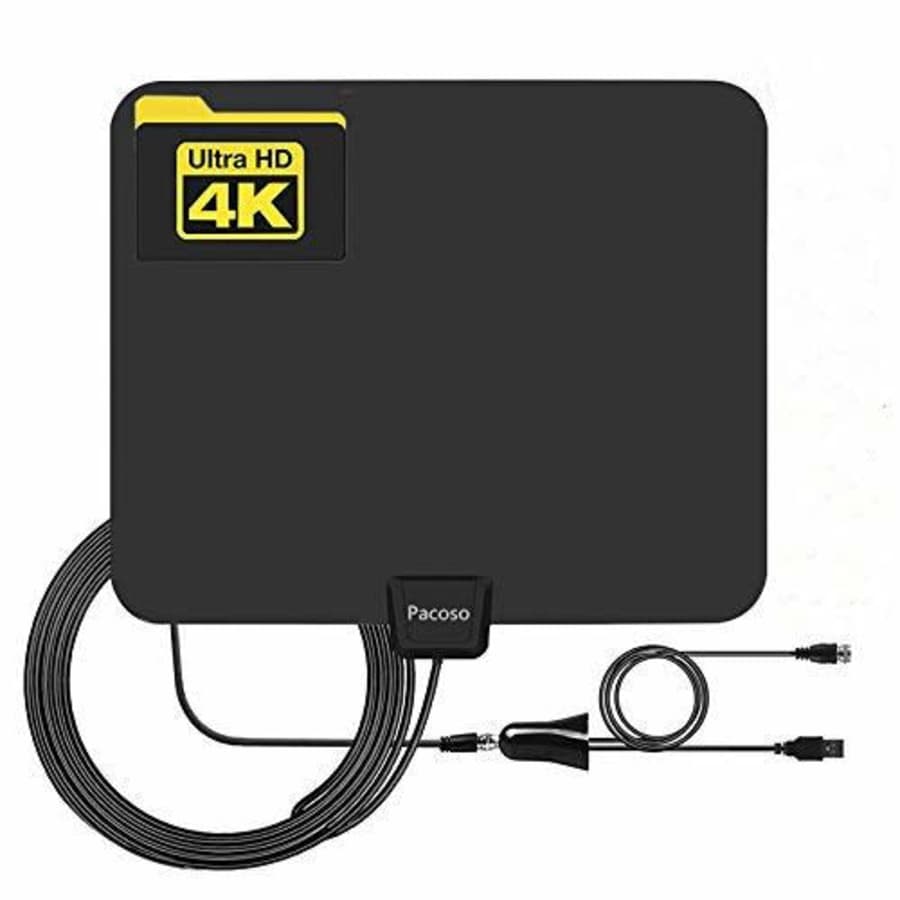 Pacoso 100-Mile Amplified HDTV Antenna for $8 Pacoso 100-Mile Amplified HDTV Antenna for $8