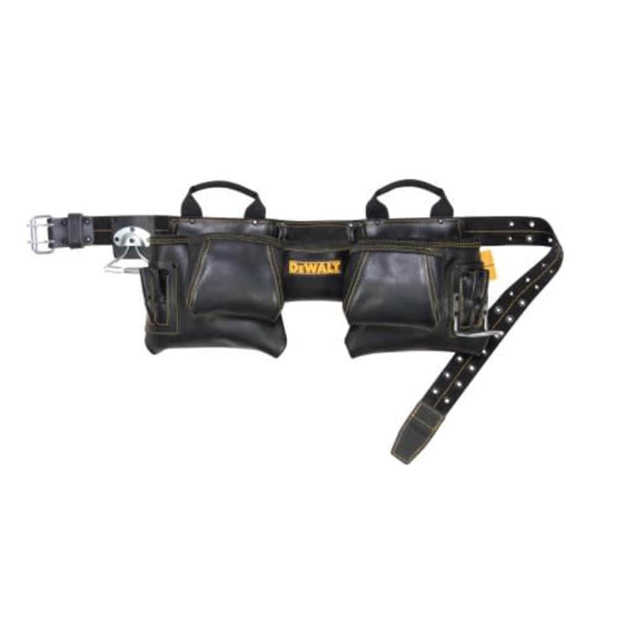 DeWalt DG5472 Carpenter's Top Grain Leather Apron, 12 Pocket for $70