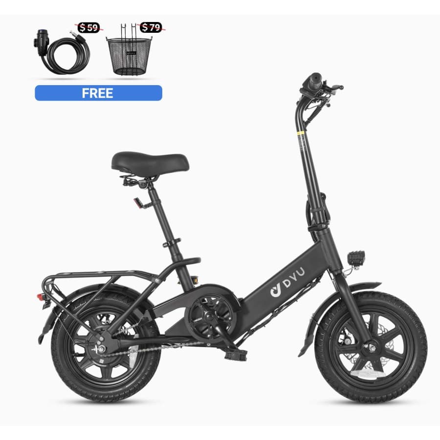 DYU C3 14" Folding Ebike for $299 DYU C3 14" Folding Ebike for $299