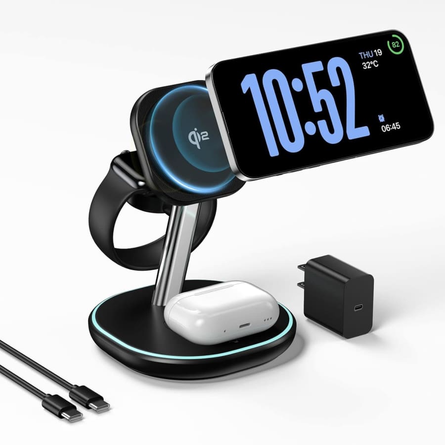 Qi2 3-in-1 Wireless Charging Station for $24 w/ Prime