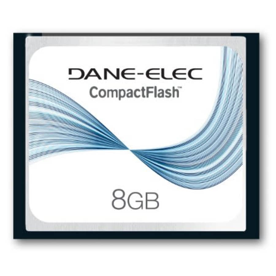 Dane Elec Dane-Elec 8 GB CompactFlash Memory Card DA-CF-8192-R for $17