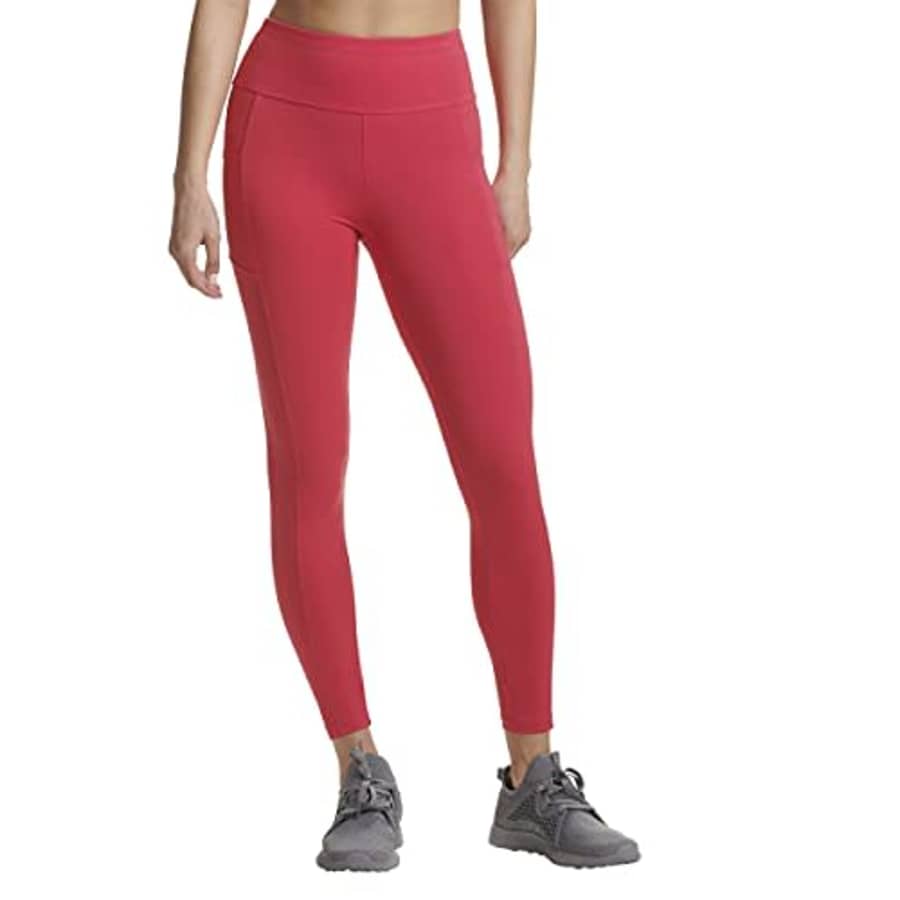 Spalding Women's Activewear 26 inch Inseam Legging with Pockets, Azalea, M for $21