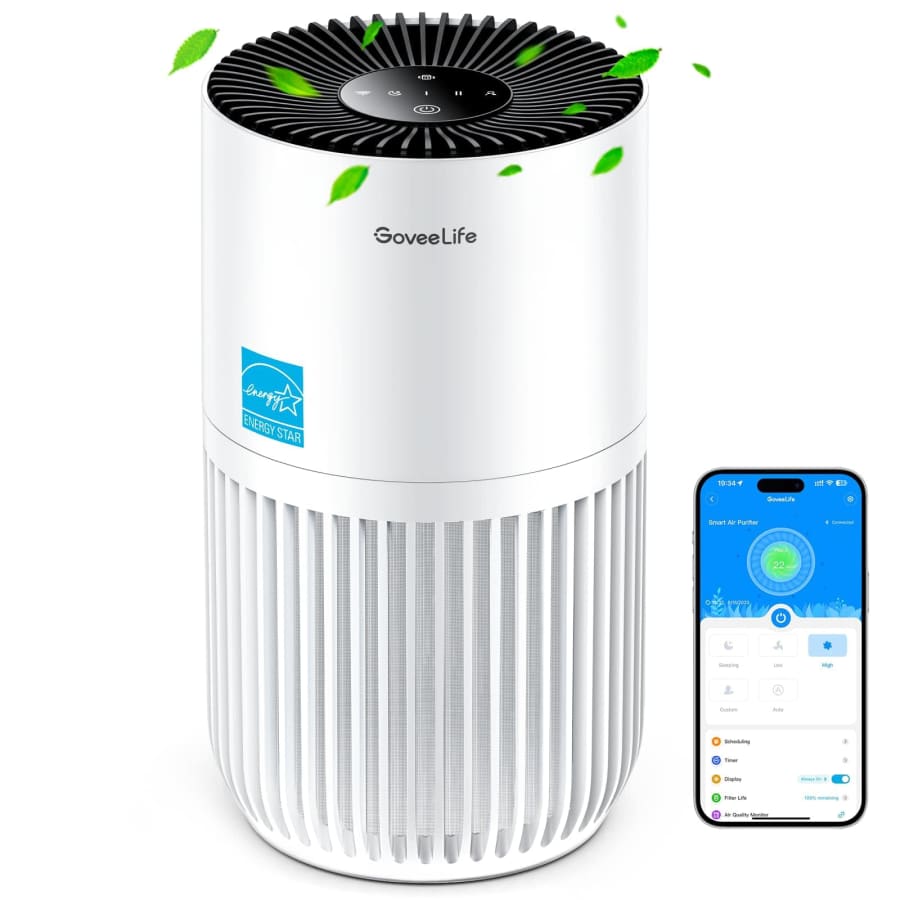 GoveeLife Mini Air Purifier with HEPA Filter for $41 GoveeLife Mini Air Purifier with HEPA Filter for $41
