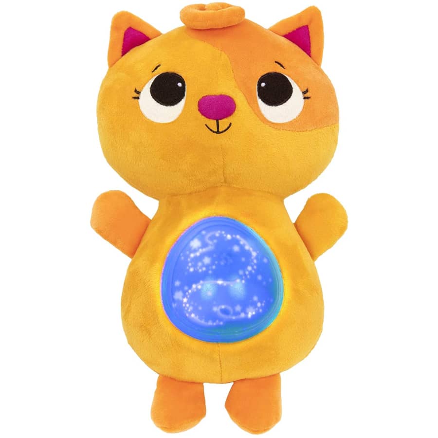 B. Toys by Battat Twinkle Tummies Plush Cat for $18